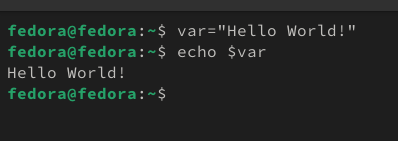 خروجی تعریف متغیر