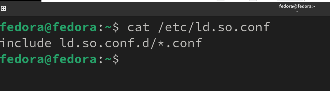 تصویر دستور ldconfig